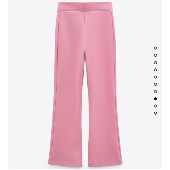 NWOT Zara High-Rise Mini Flare Ribbed Leggings - Picture 8 of 9